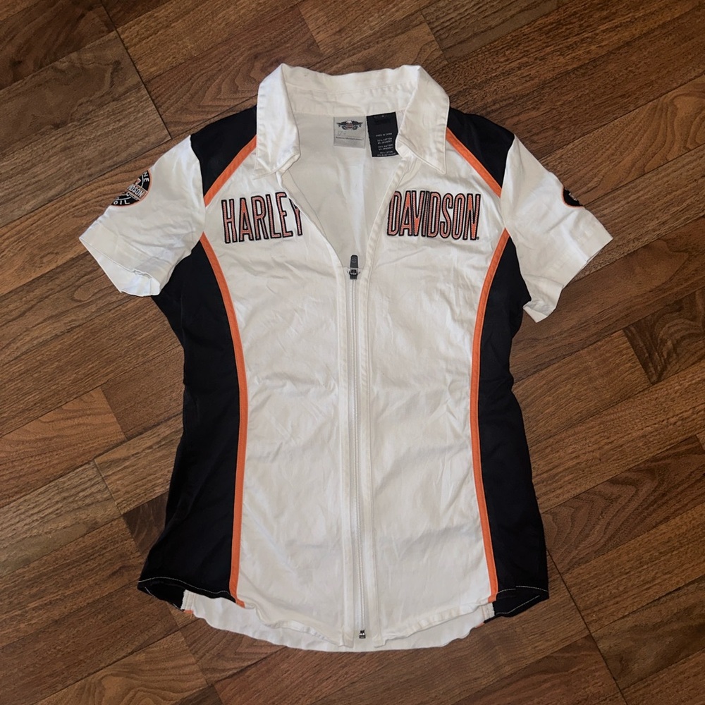 harley davidson zip up